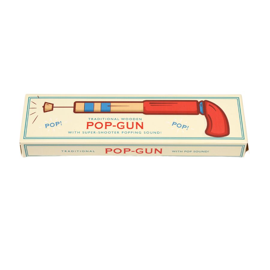 traditional wooden pop gun toy