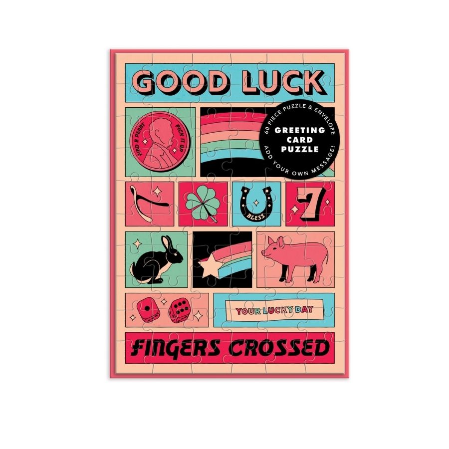 Good Luck Greeting Card Puzzle