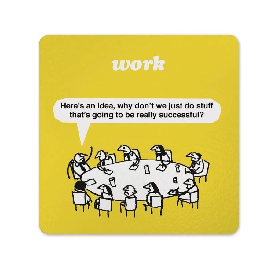 Work  Idea Coaster by Modern Toss