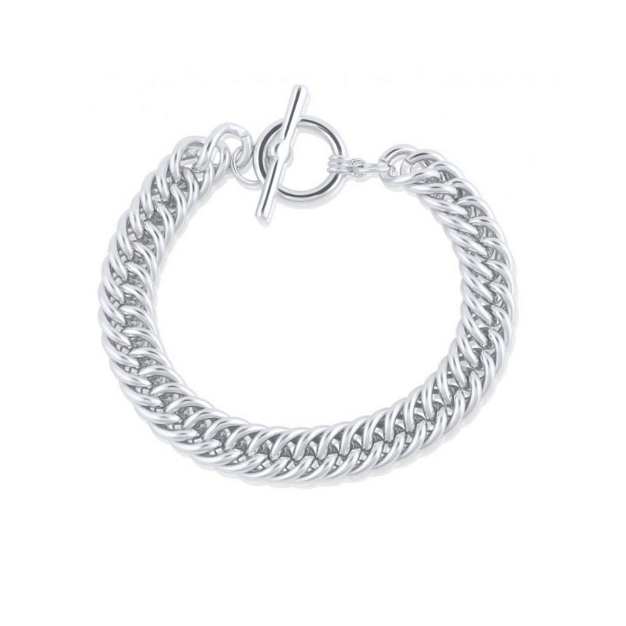 Molly Curb Chain Bracelet - Silver