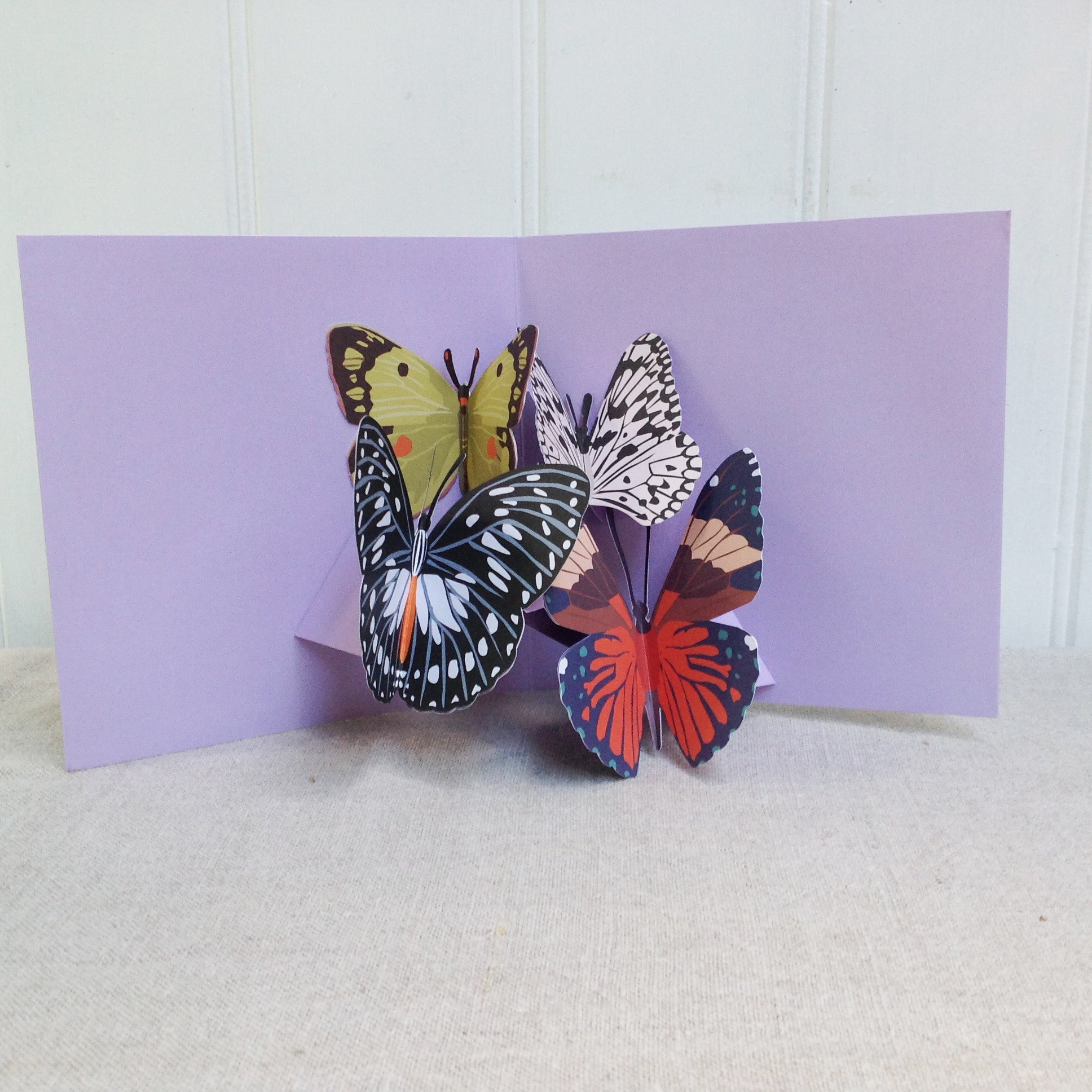 3D Pop up Butterflies card