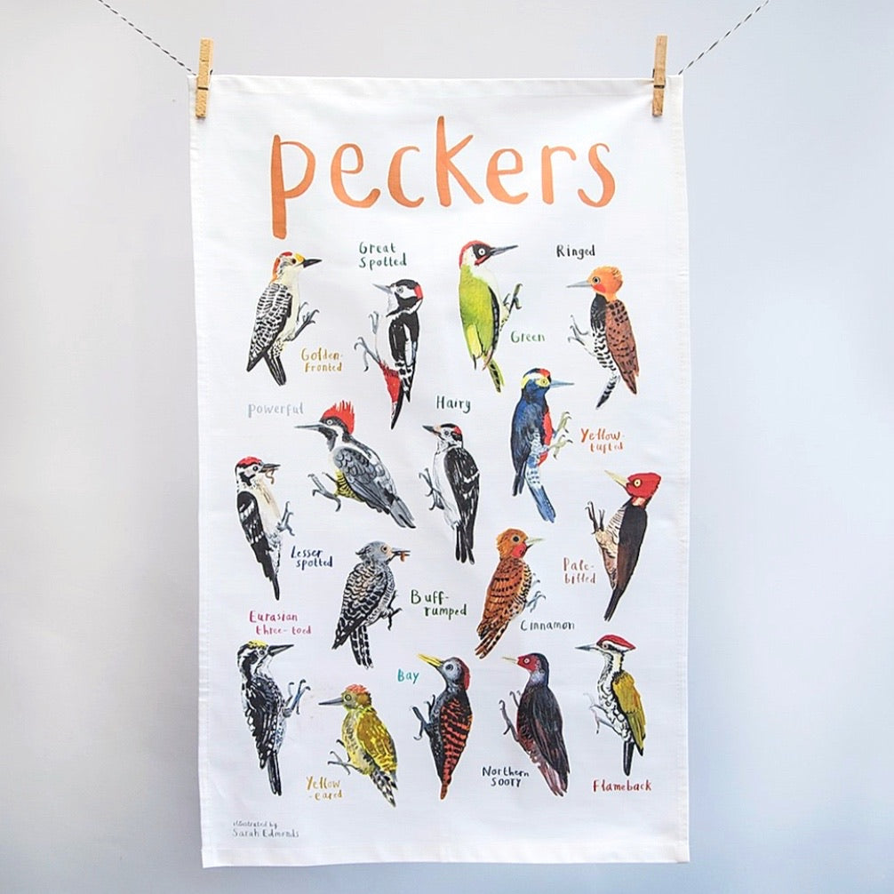 Birds Tea Towel - Peckers