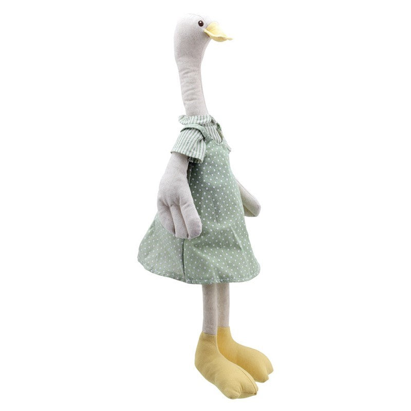 Girl Goose Linen Soft Toy