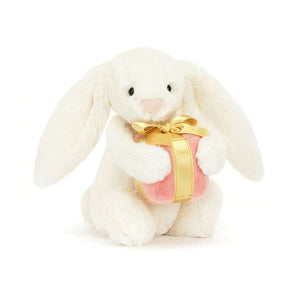Bashful Bunny with Present by Jellycat