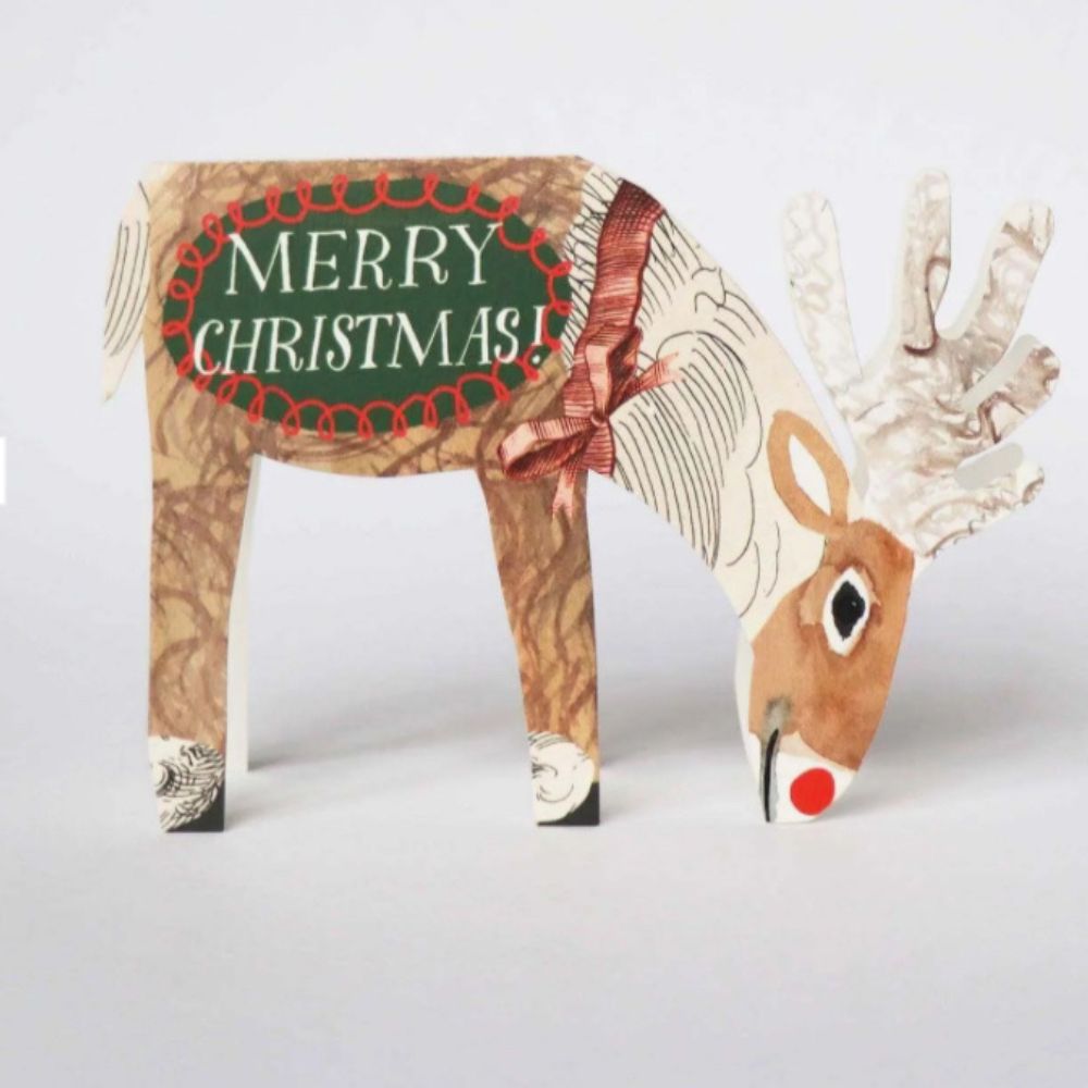 Rudolph Christmas Card