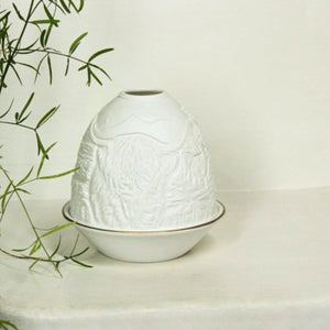 Highland Cow Porcelain Tea Light Dome