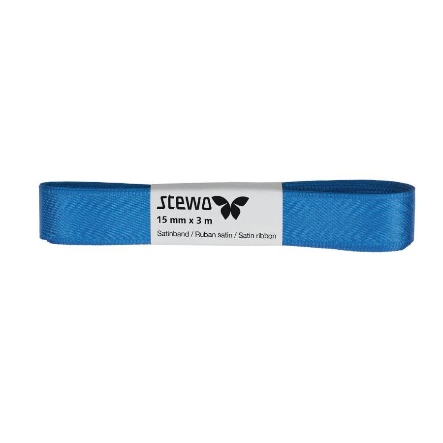Satin Ribbon - Bright Blue