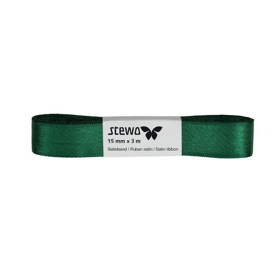 Satin Ribbon -Forest Green