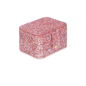 Glittery Covered Pink Jewellery Box