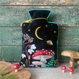 Woodland Velvet Hot Water Bottle