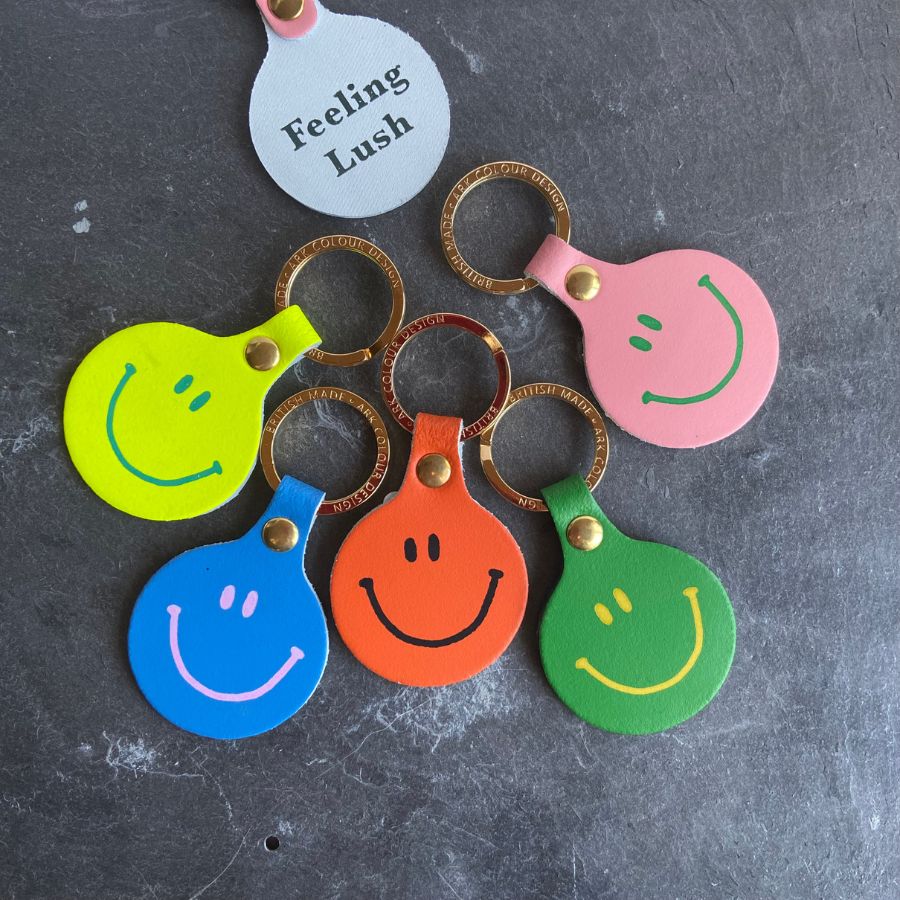 Smiley- Feeling Lush Keyring
