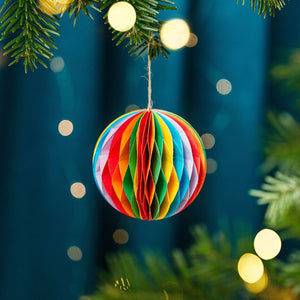 Rainbow Honeycombe Hanging Decoration