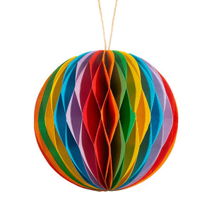 Rainbow Honeycombe Hanging Decoration