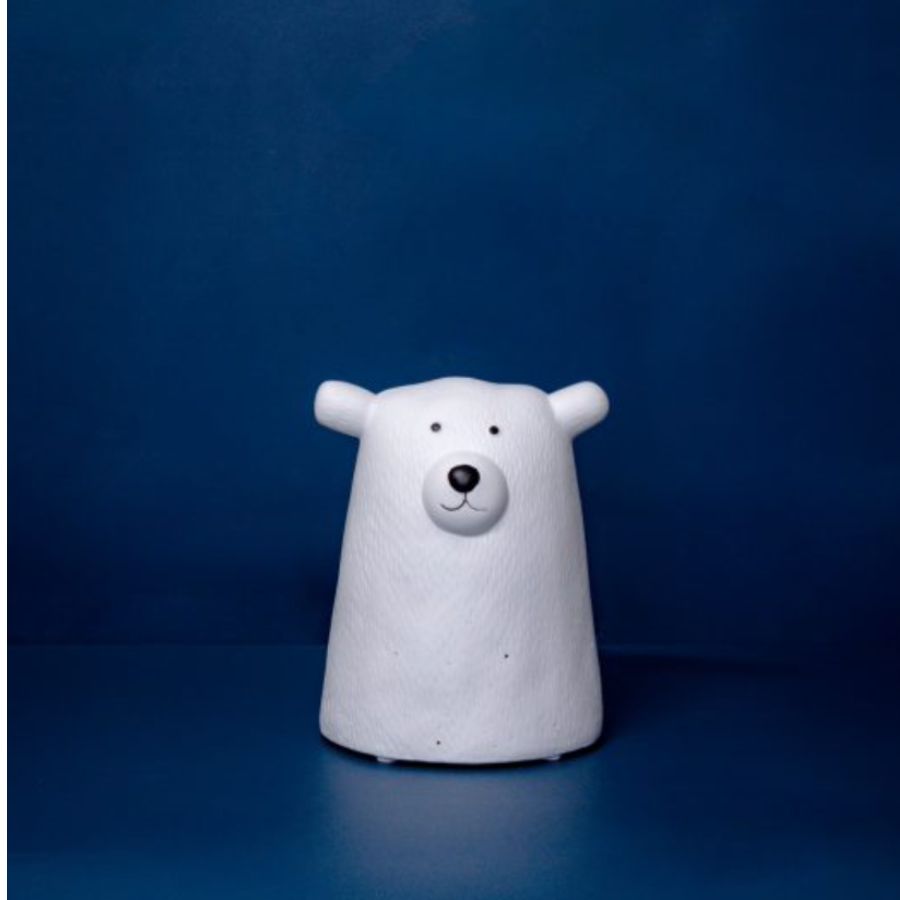 Childs Porcelain Bear Lamp