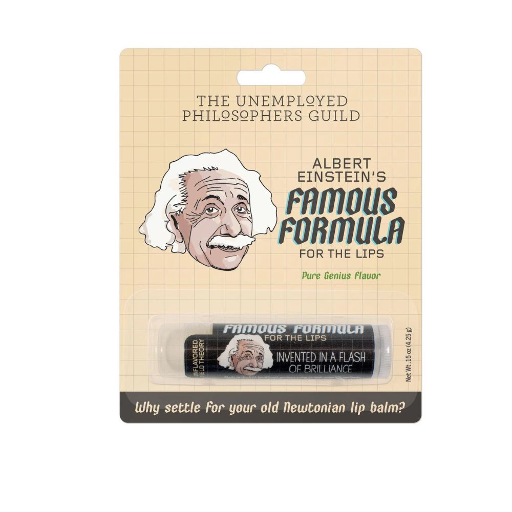 Albert Einsteins Famous Formula Lip Balm