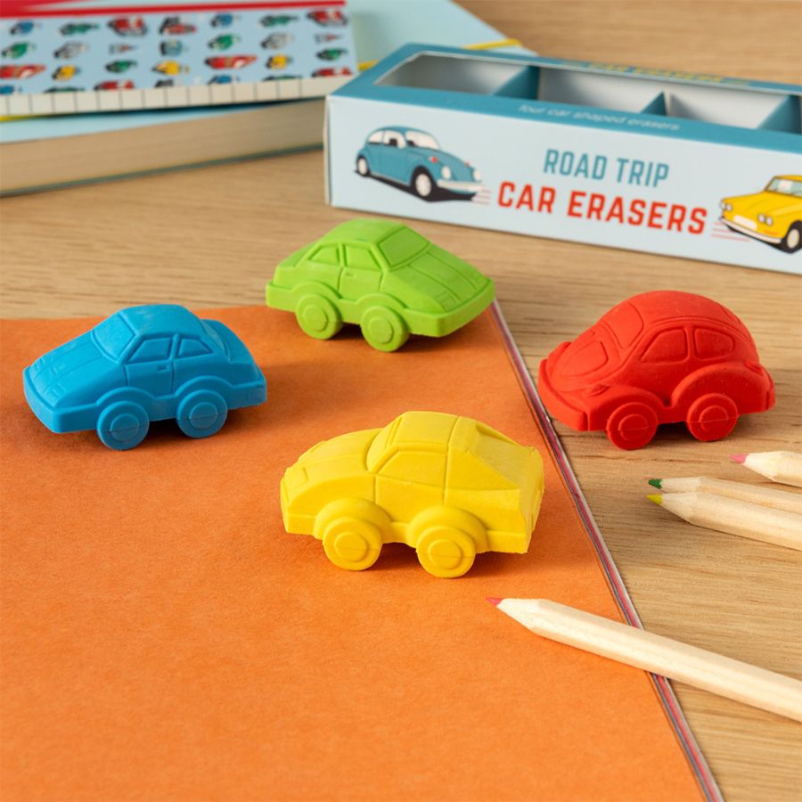 Car Erasers-set of 4