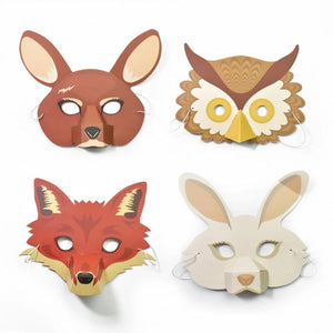 Create your own Woodland Animal Masks