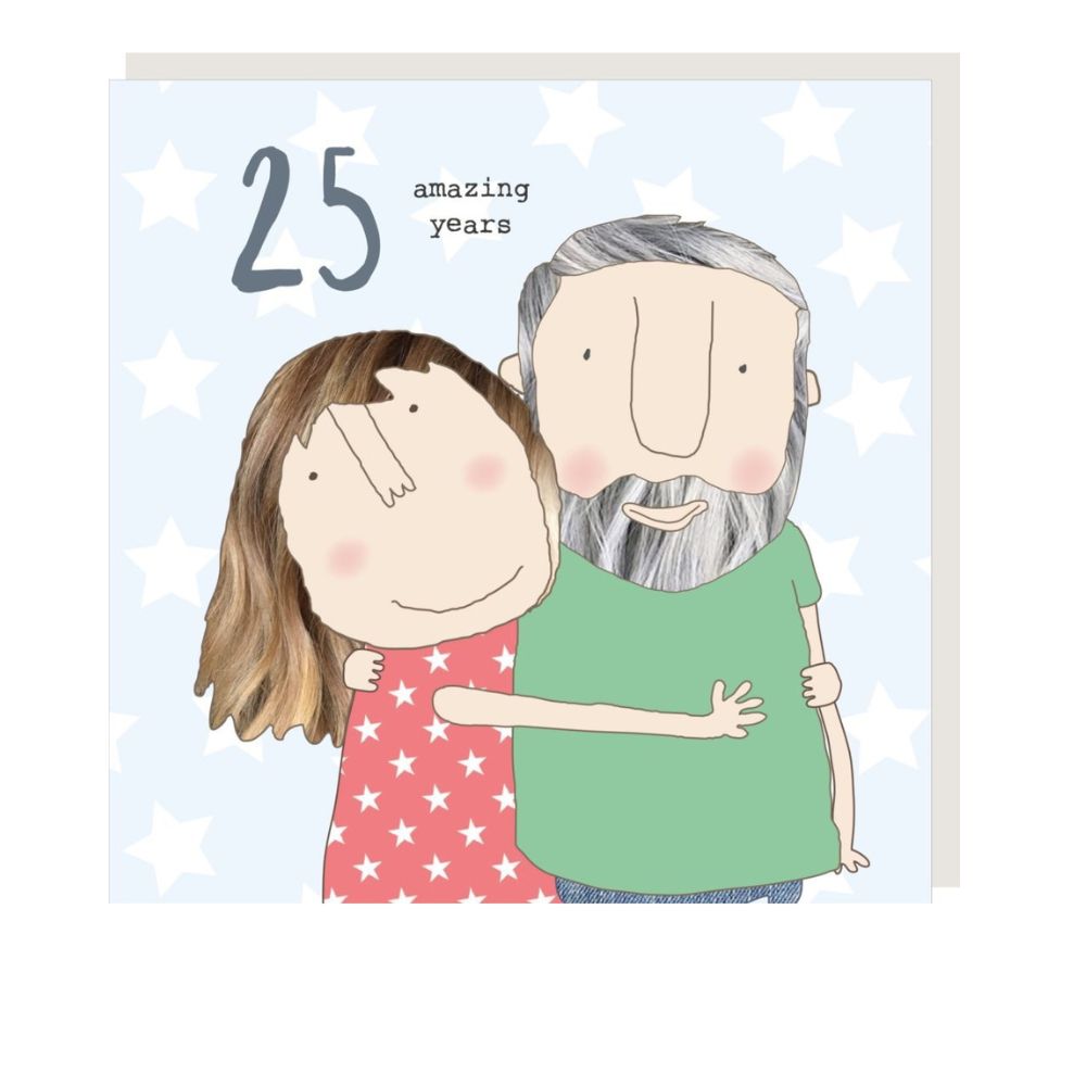 25th Anniversary Card