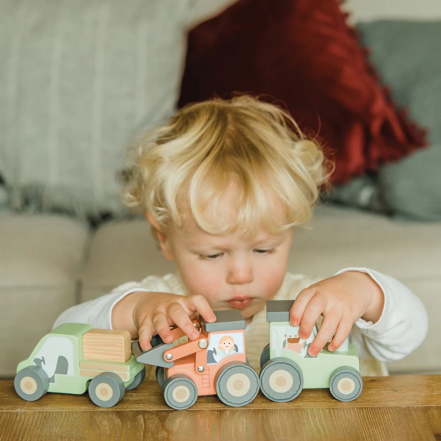 Wooden Toy Tractor