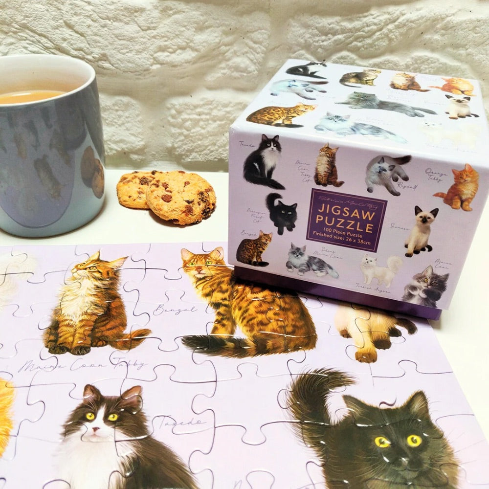 Cats - 100 piece Jigsaw Puzzle