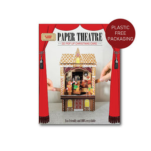 Paper Theatre Gingerbread House Christmas Card