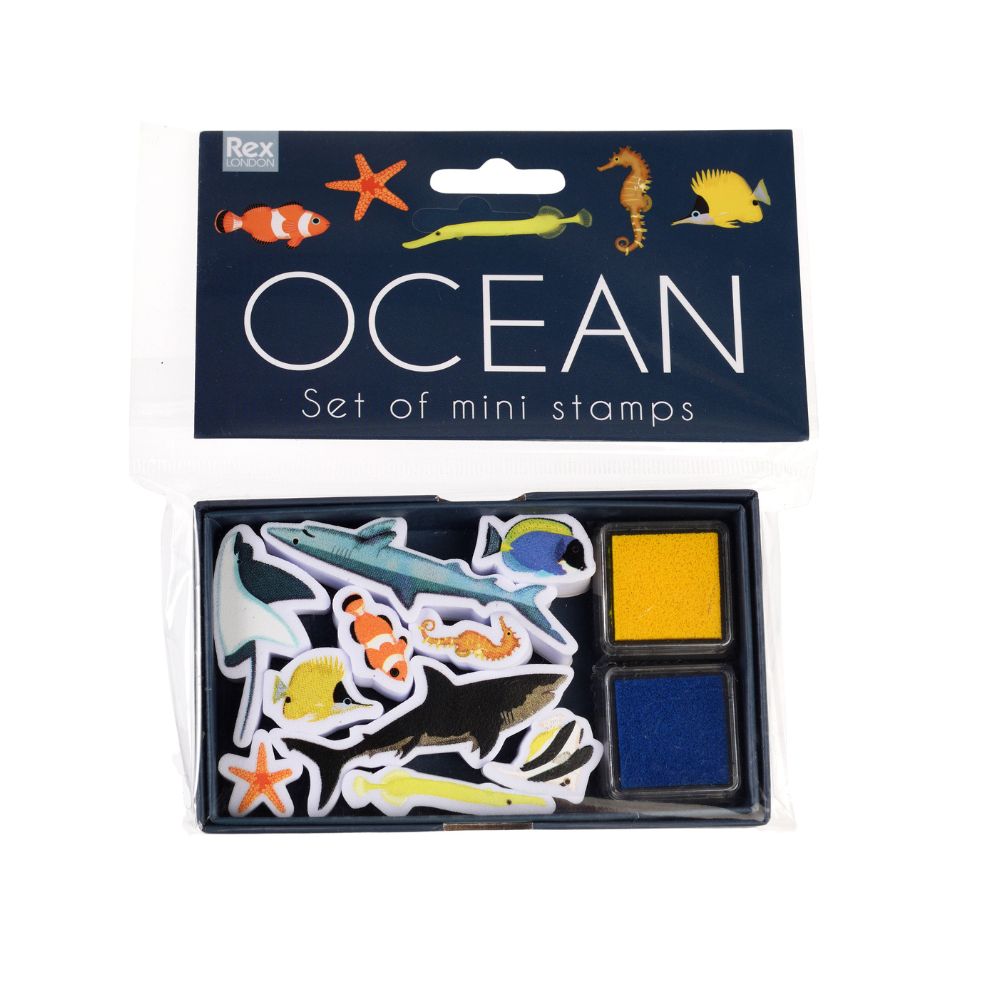 Set of Ocean Mini Stamps