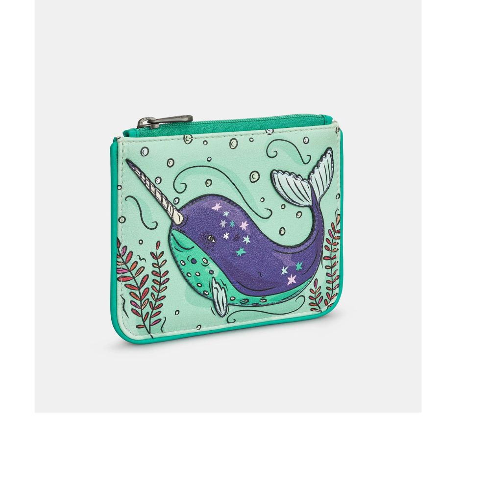 Narwhal Leather Purse