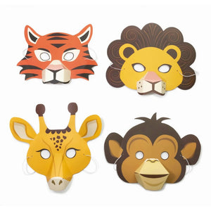 Create Your Own Jungle Animal Masks