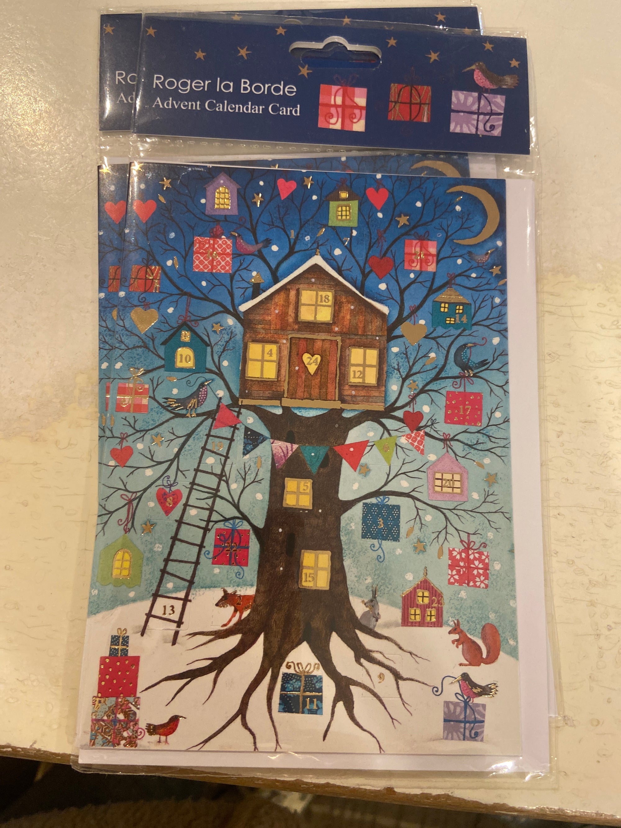 Treehouse Advent Calendar Card