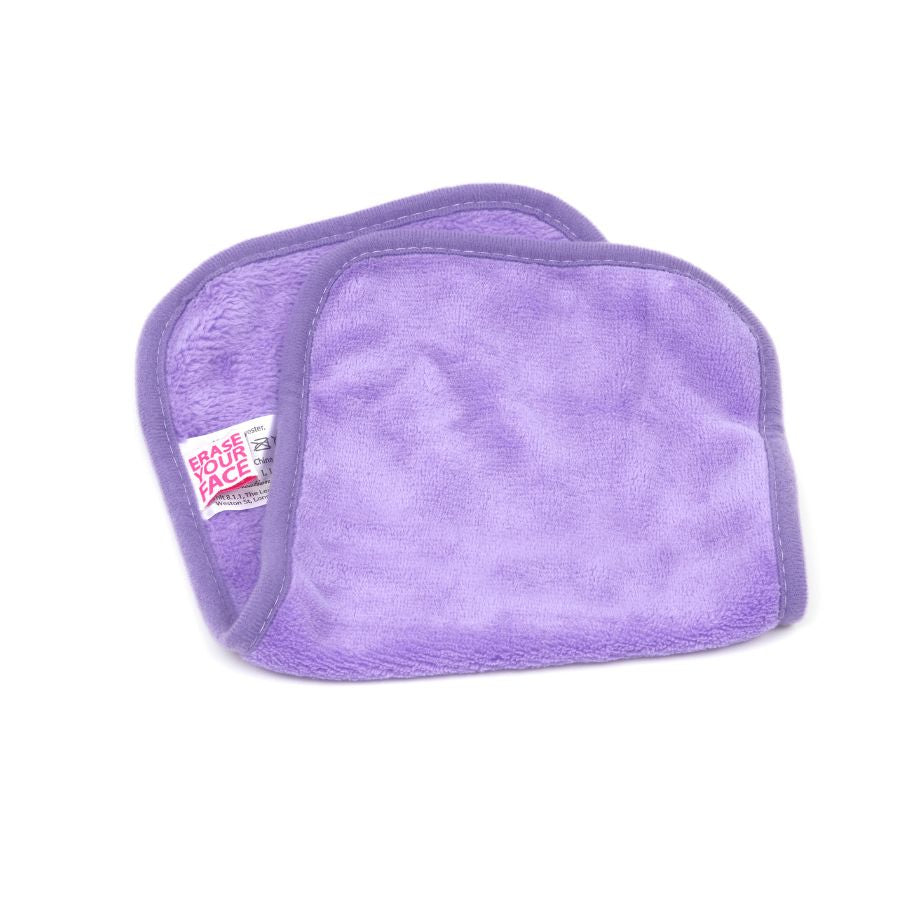 Erase your face Make Up Removal Cloth -Purple