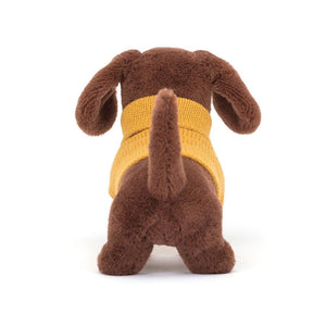 Dachshund with Yellow Sweater - Jellycat