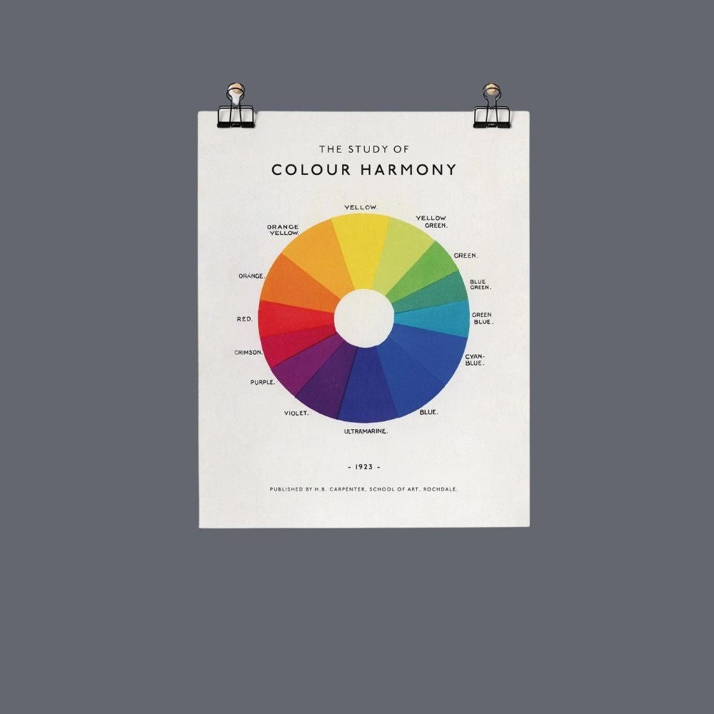 The Study of Colour Harmony Fine Art Print