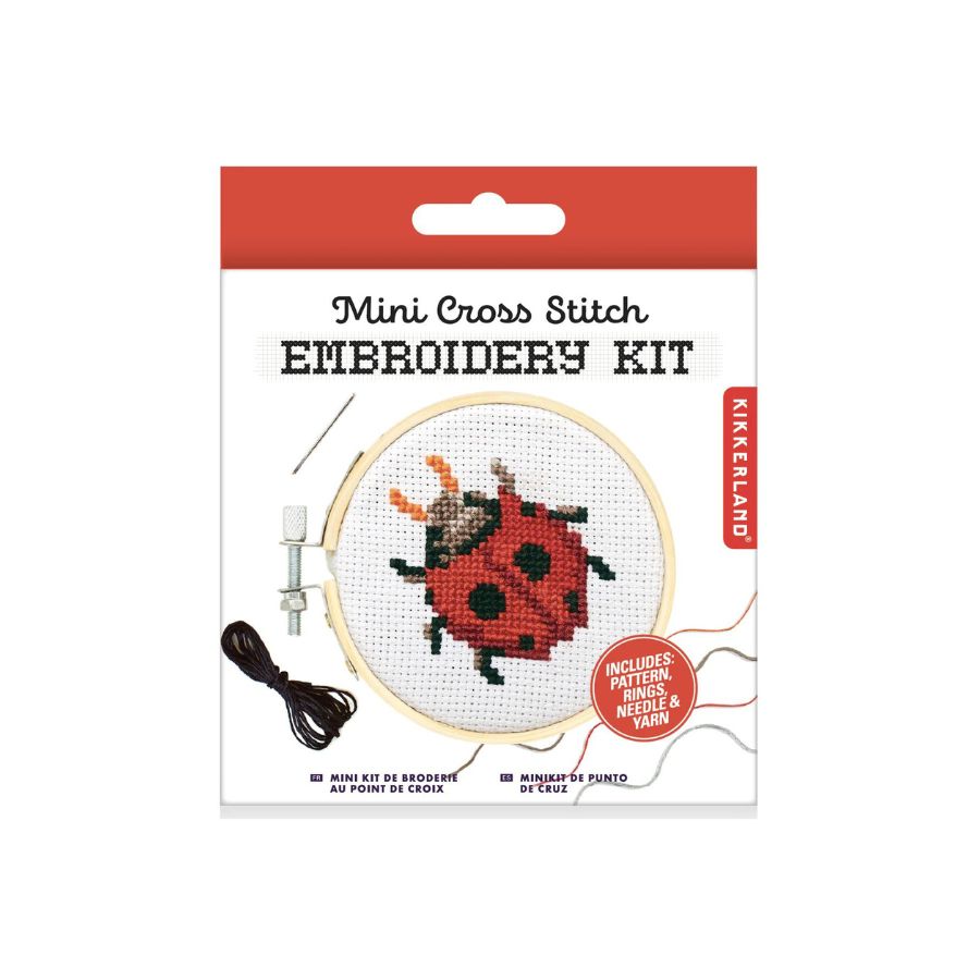 Mini Cross Stitch Kit - Ladybird