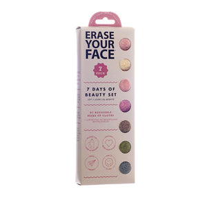 Erase your face make-up removal cloth- pastels x 7