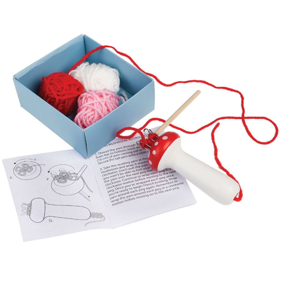 Knitting Mushroom Kit