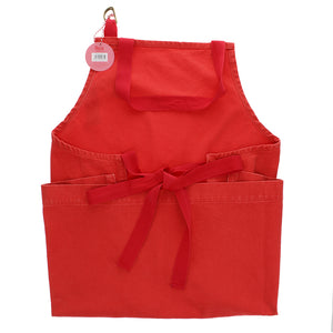 Two Tone Utility Apron - Red