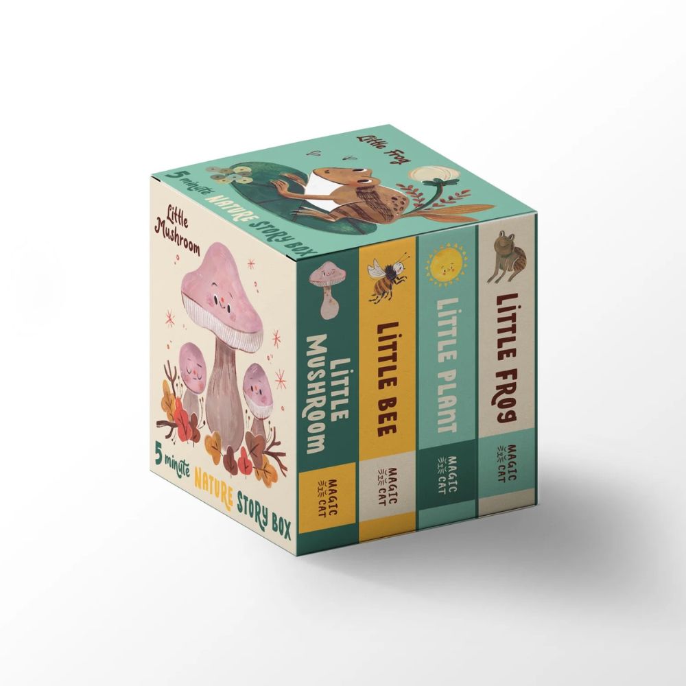 A set of little books for children in a gift box