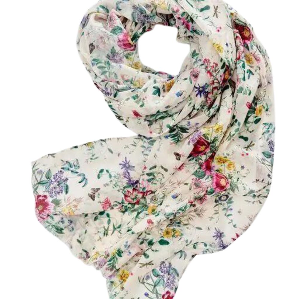 Floral Blooms - Lightweight Scarf