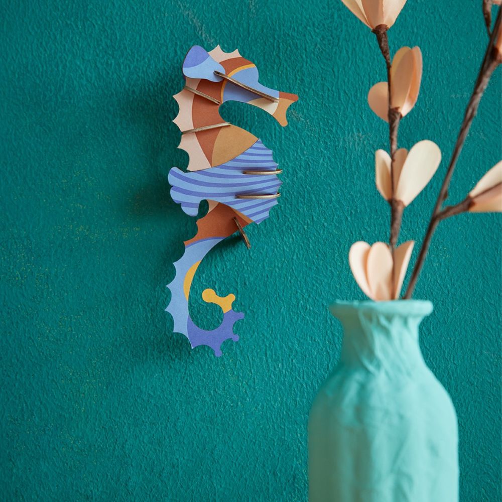 Blue Ringlet Seahorse - Wall Decoration