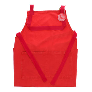 Two Tone Utility Apron - Red