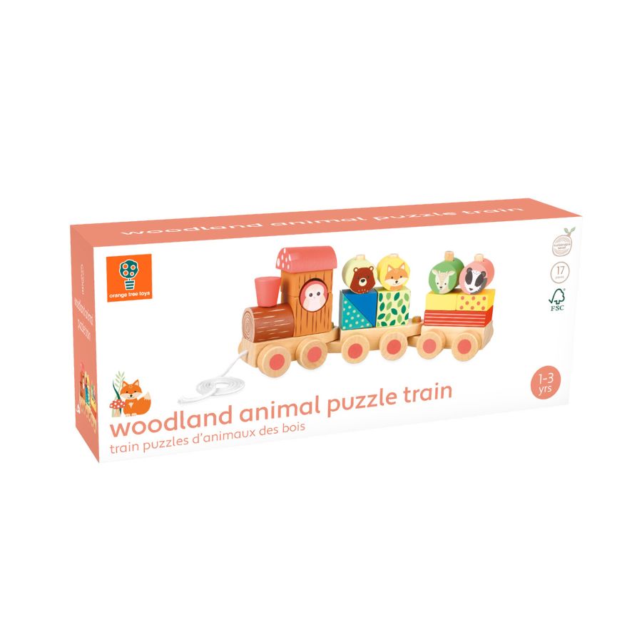 Woodland Animal Puzzle Train