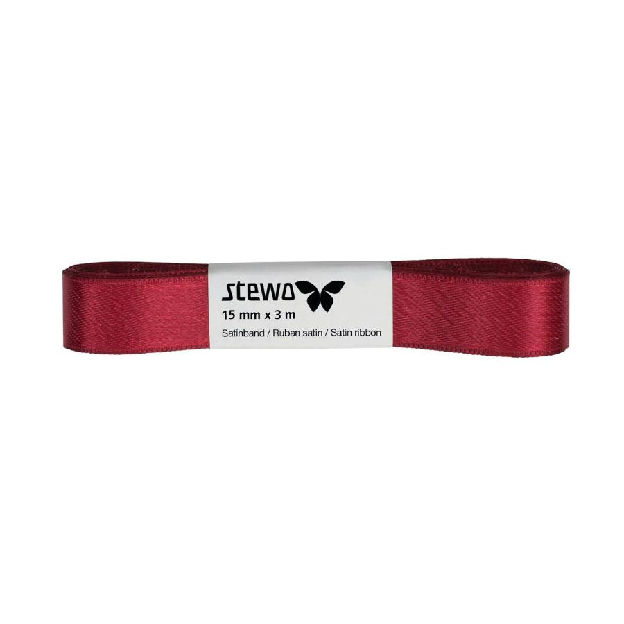 Satin Ribbon - Dark Red