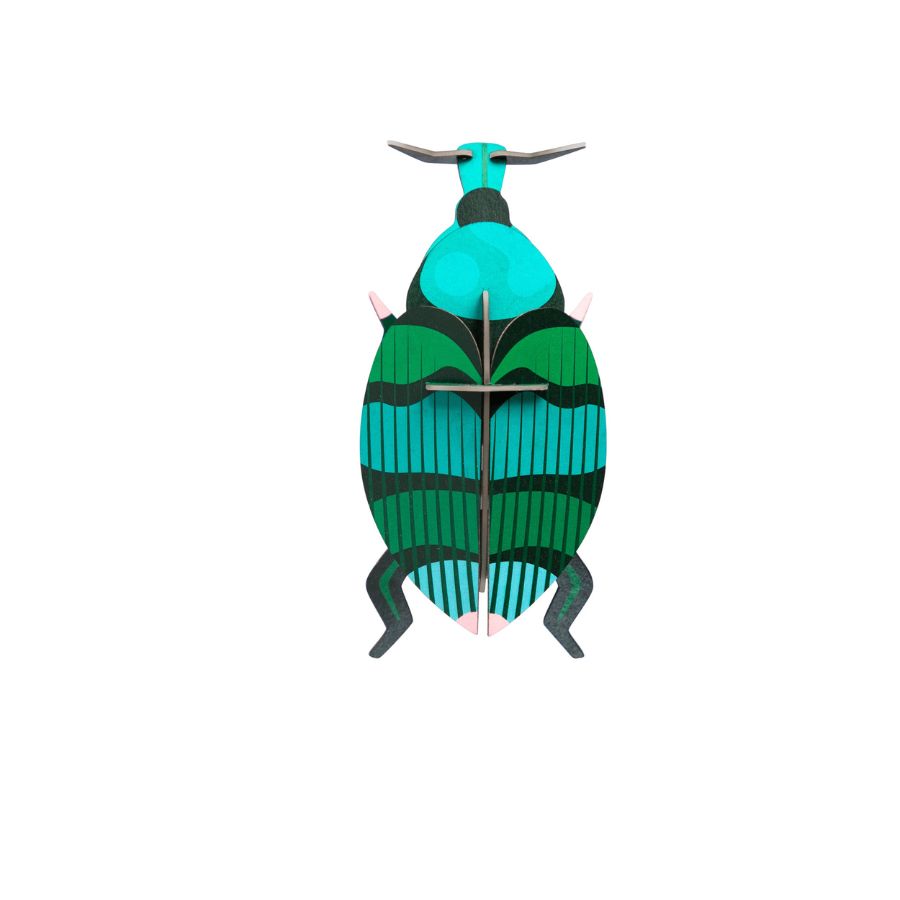 Green Weevil Beetle Wall Decoration