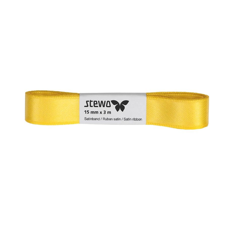 Satin Ribbon - Yellow