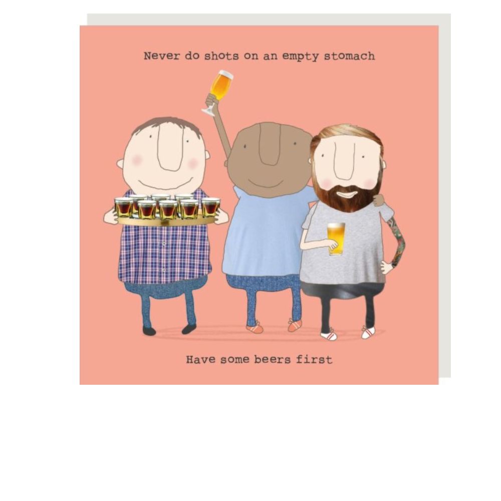 Beers First Birthday Card