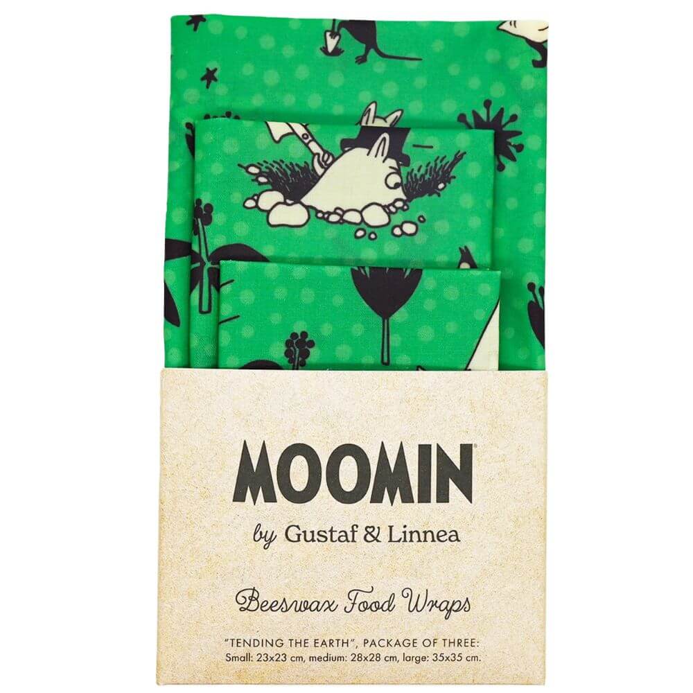 Moomin Beeswax Food Wraps 'Tending The Earth'