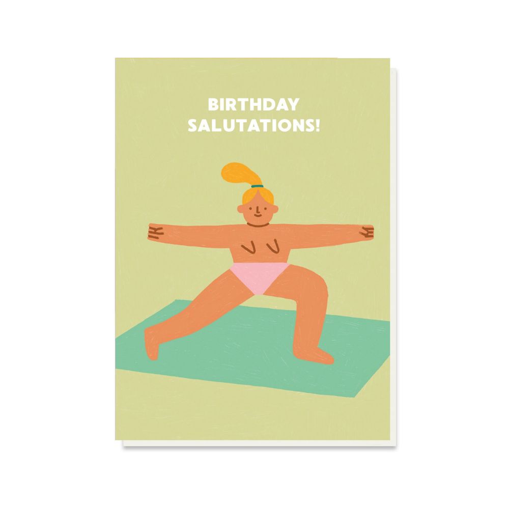Birthday Salutations - Greeting Card