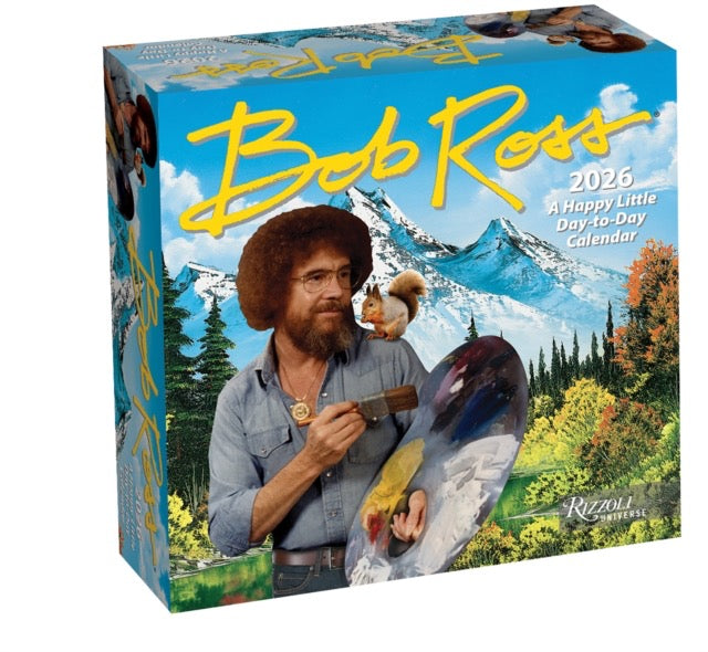 Bob Ross 2026 Desk Calendar