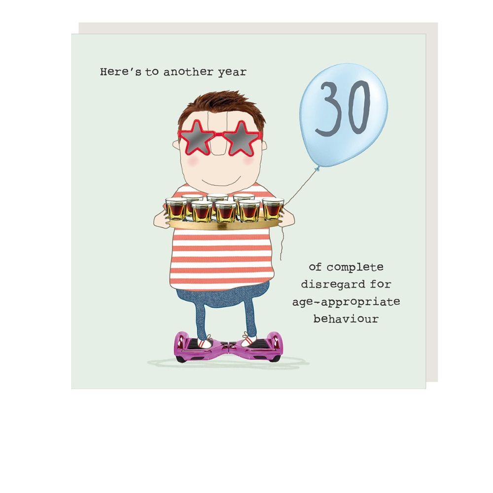 Boy Age 30 Birthday Card