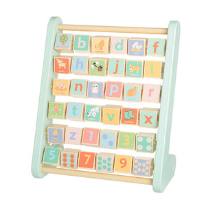 Abacus- Wooden Alphabet Farm Animals